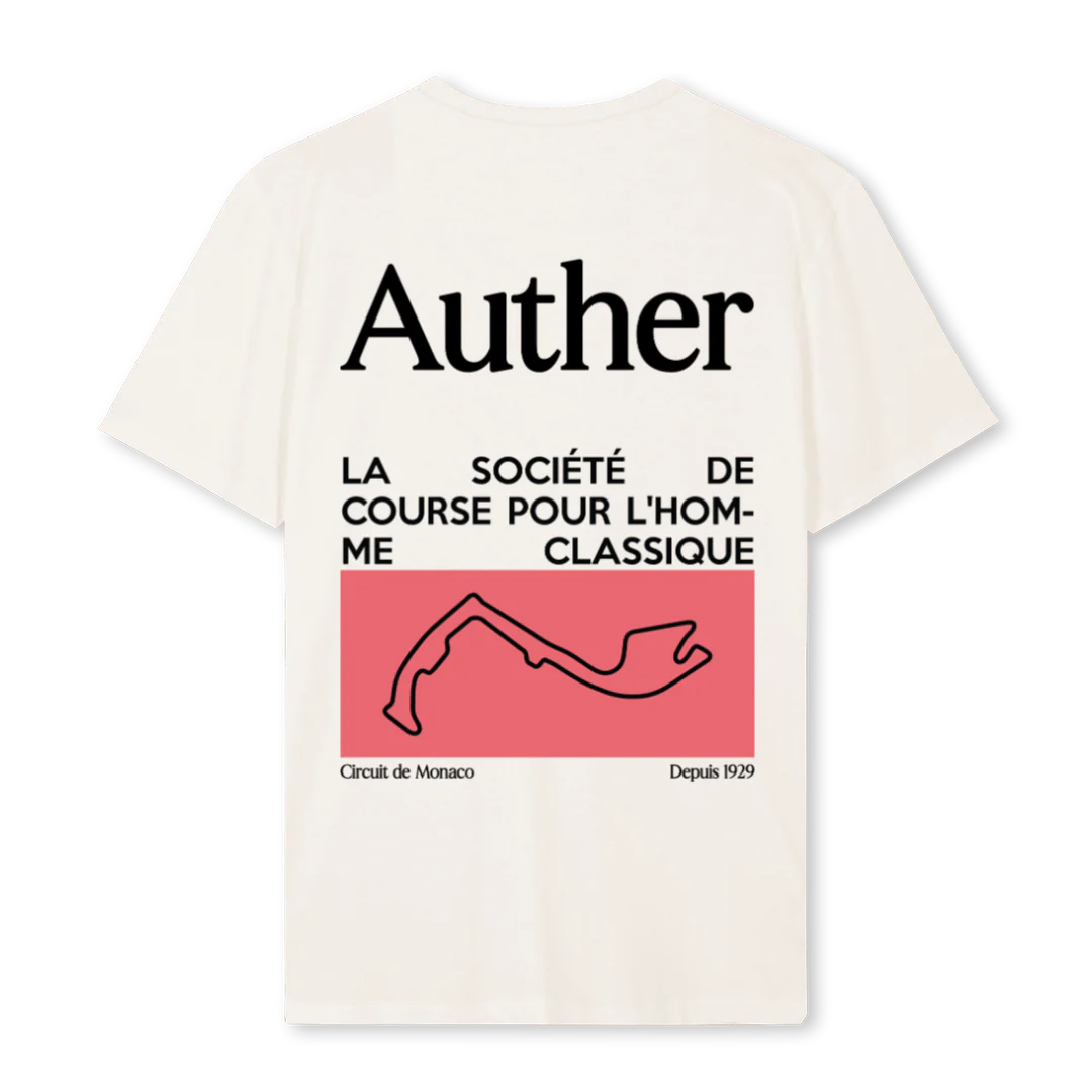 MONACOCIRCUIT Vintage White Regular Tee. - Image 2