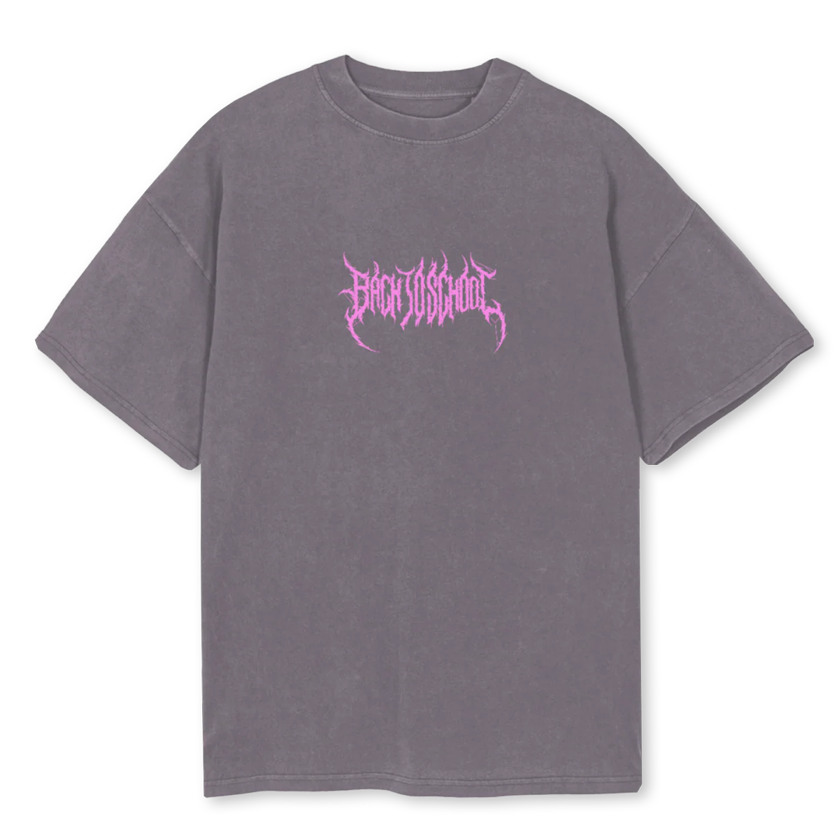 MONAII Pigment Grey Oversized Tee.