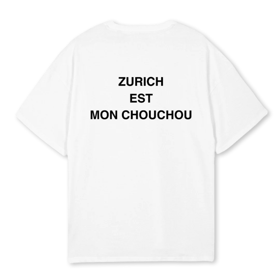 MONCHOUCHOUWHITE White Oversized Tee. - Image 2