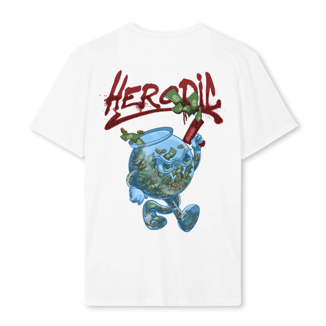 MONEY GUN White Regular Tee. - Image 2