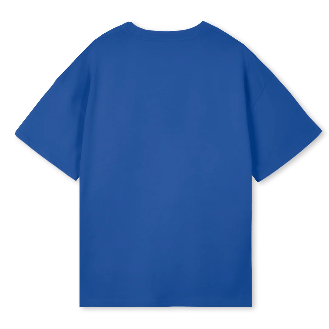 MONOGRAM Cobalt Blue Oversized Tee. - Image 2