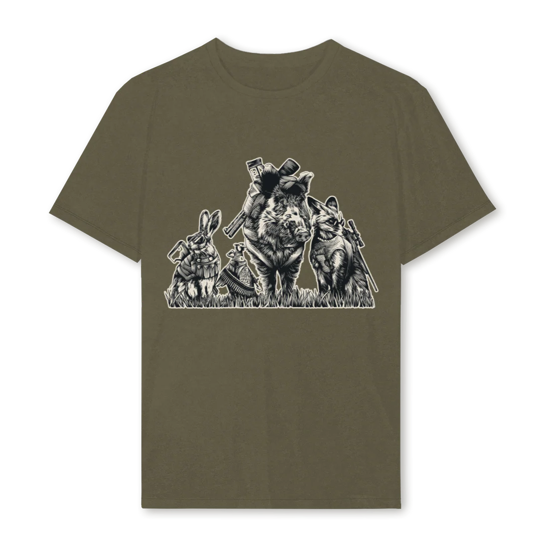 MOOD Vintage Olive Regular Tee.