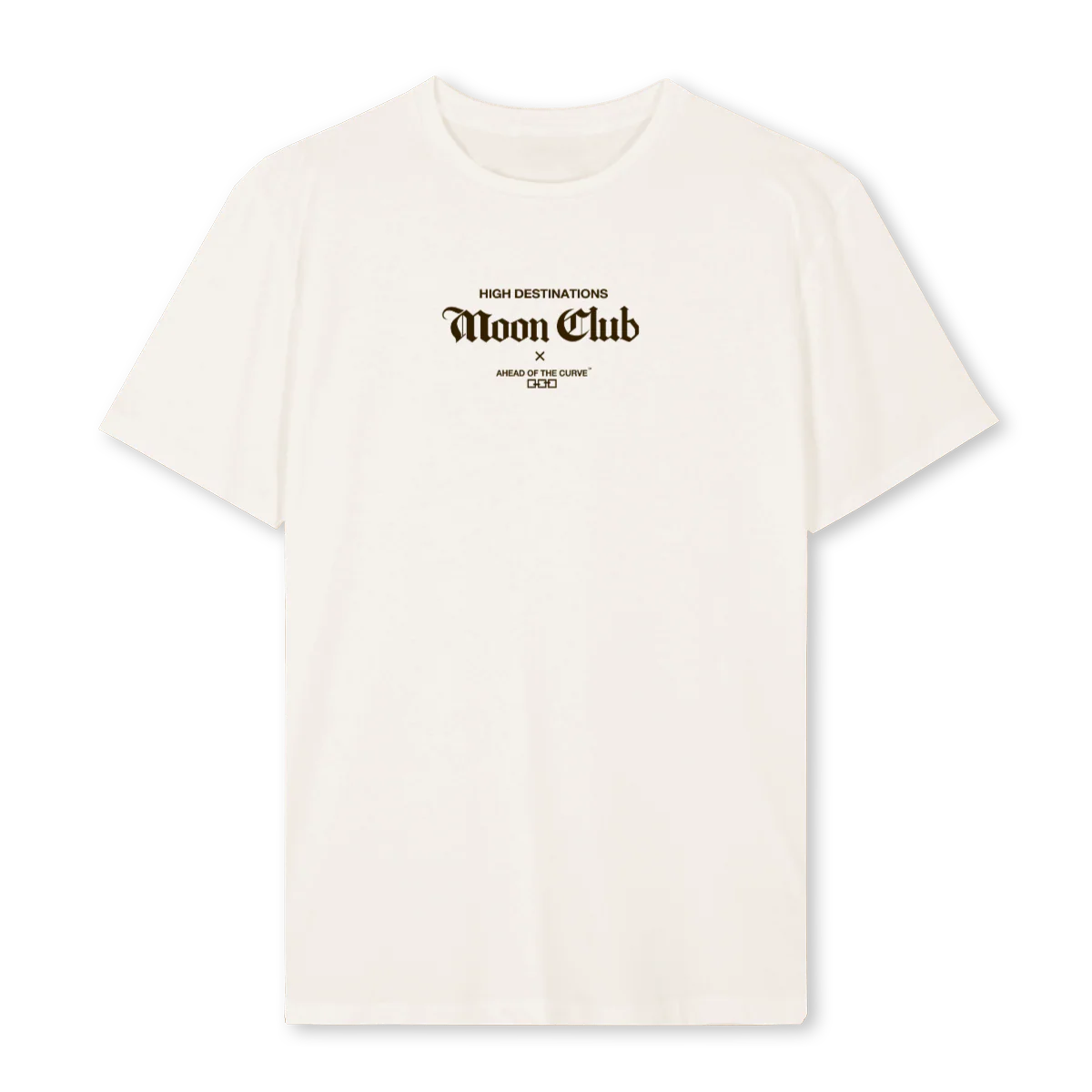 MOONCLUB Vintage White Regular Tee.
