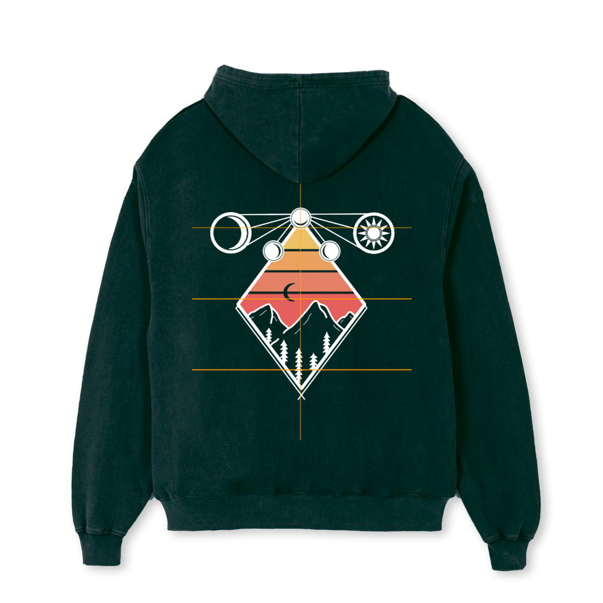 MOONSUN Wild Green Oversized Hoodie. - Image 2