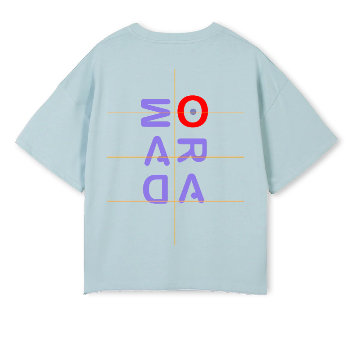MORADAUNOAZUL Cold Blue Oversized Boxy Tee. - Image 2