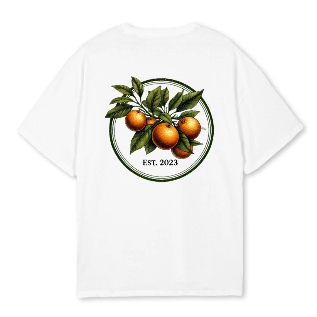 MOSE ORANJE White Oversized Tee. - Image 2