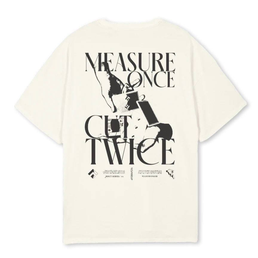 MOTC  Cream Oversized Tee. - Image 2
