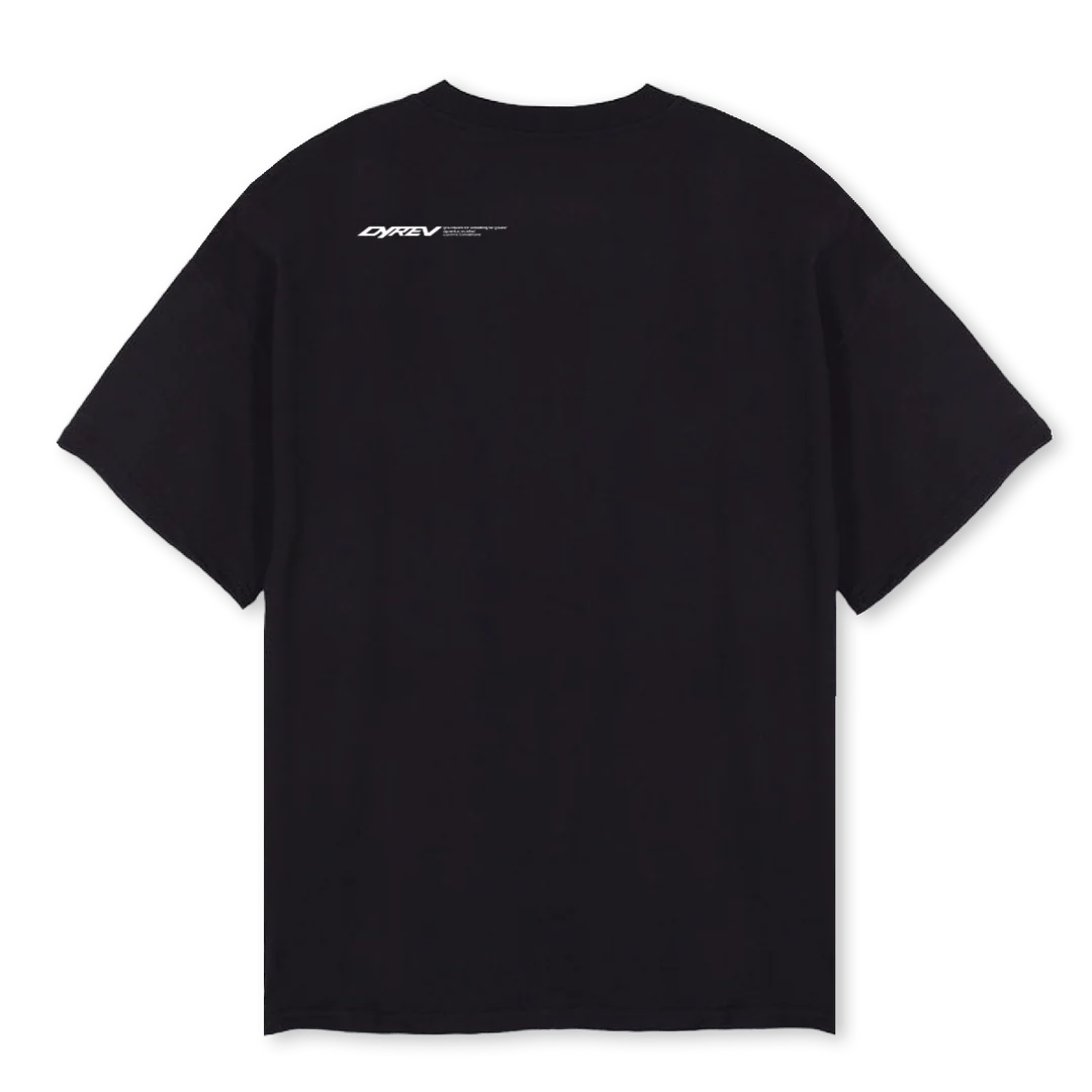 MOTIONONEBLACK Black Oversized Tee. - Image 2