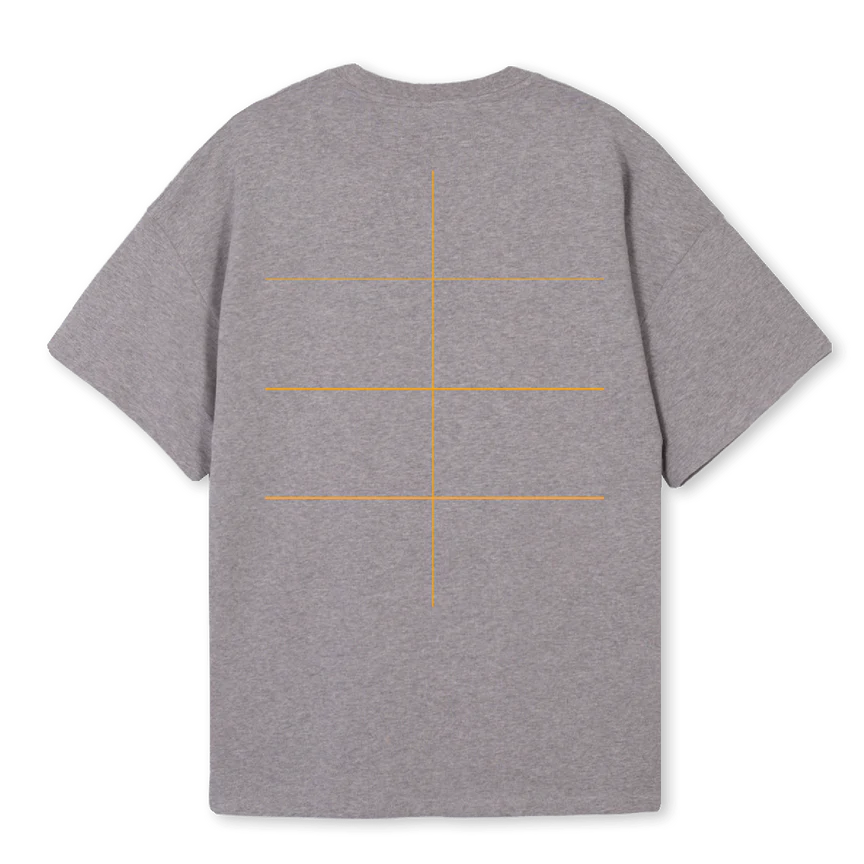MOTIONTEAMPINK Grey Marl Oversized Tee. - Image 2