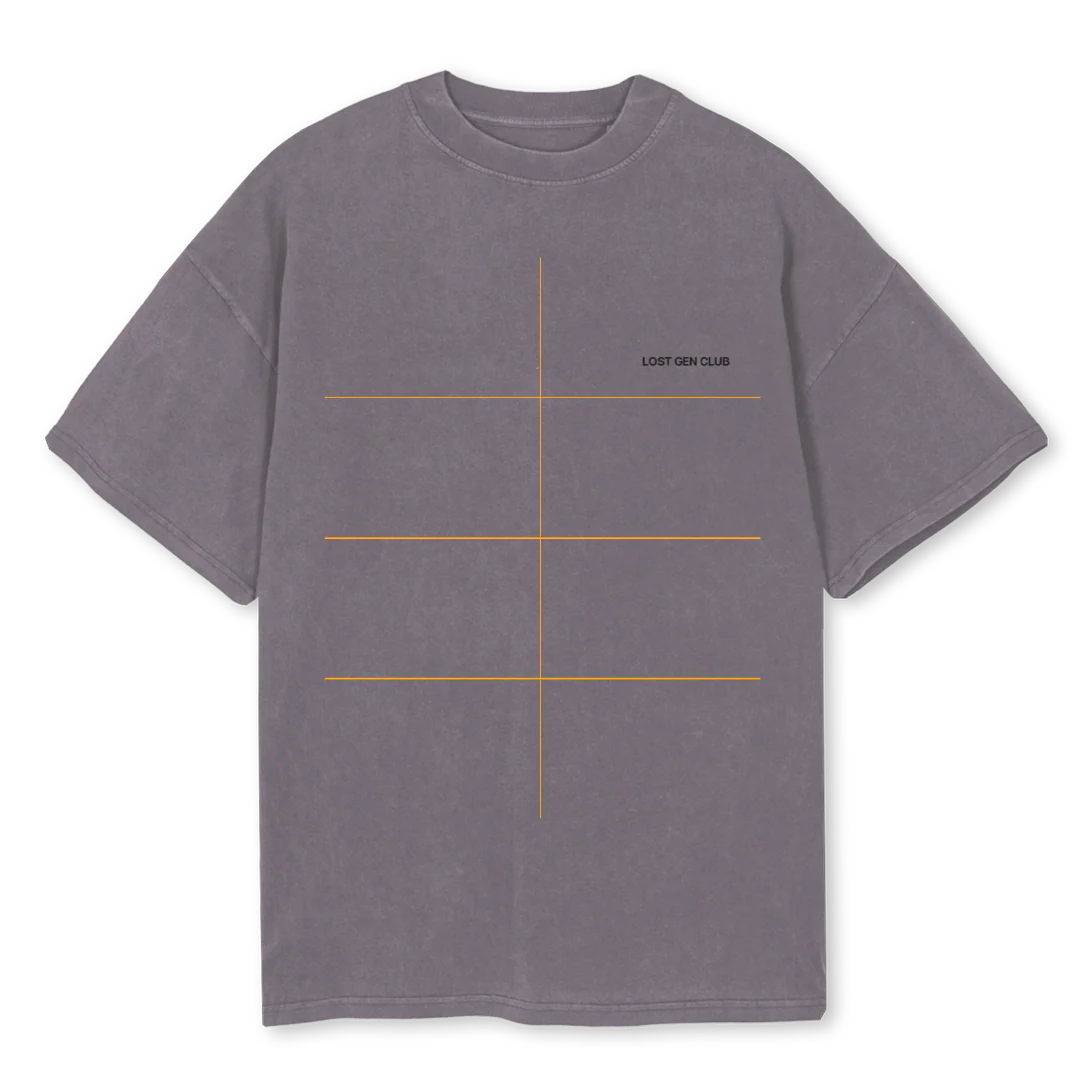 MOTORBIKE Pigment Grey Oversized Tee.