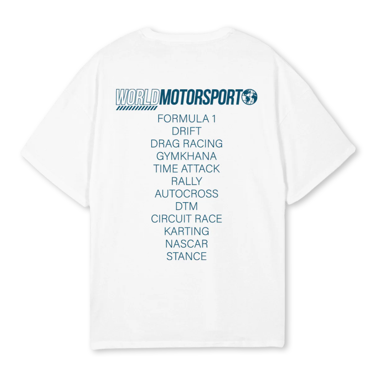 MOTORSPORT White Oversized Tee. - Image 2