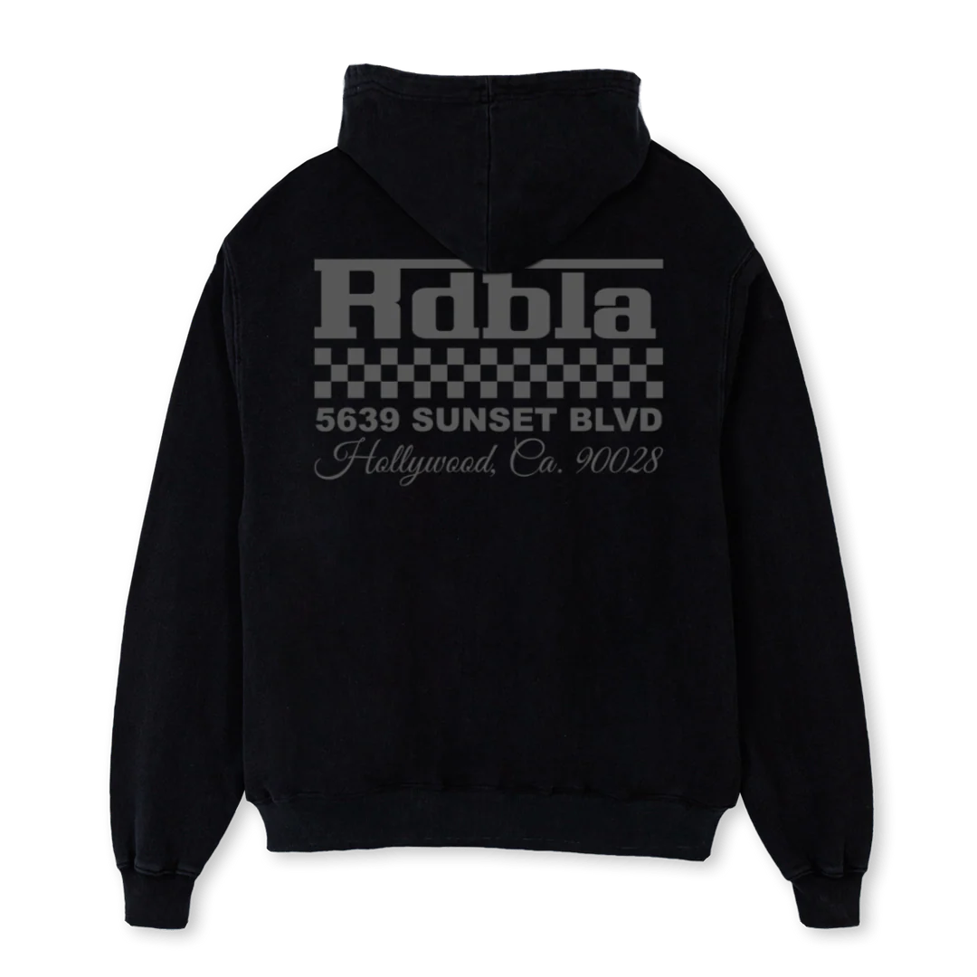 MOTORSPORTHOODIEVIII Black Oversized Hoodie. - Image 2
