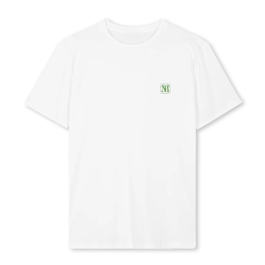 MOTSIX White Regular Tee.