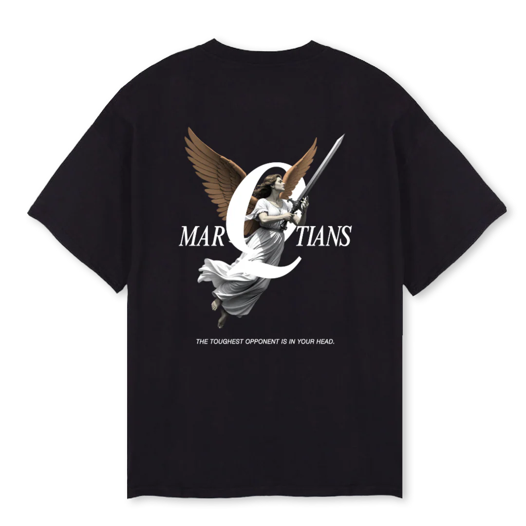 MQ_B Black Oversized Tee. - Image 2