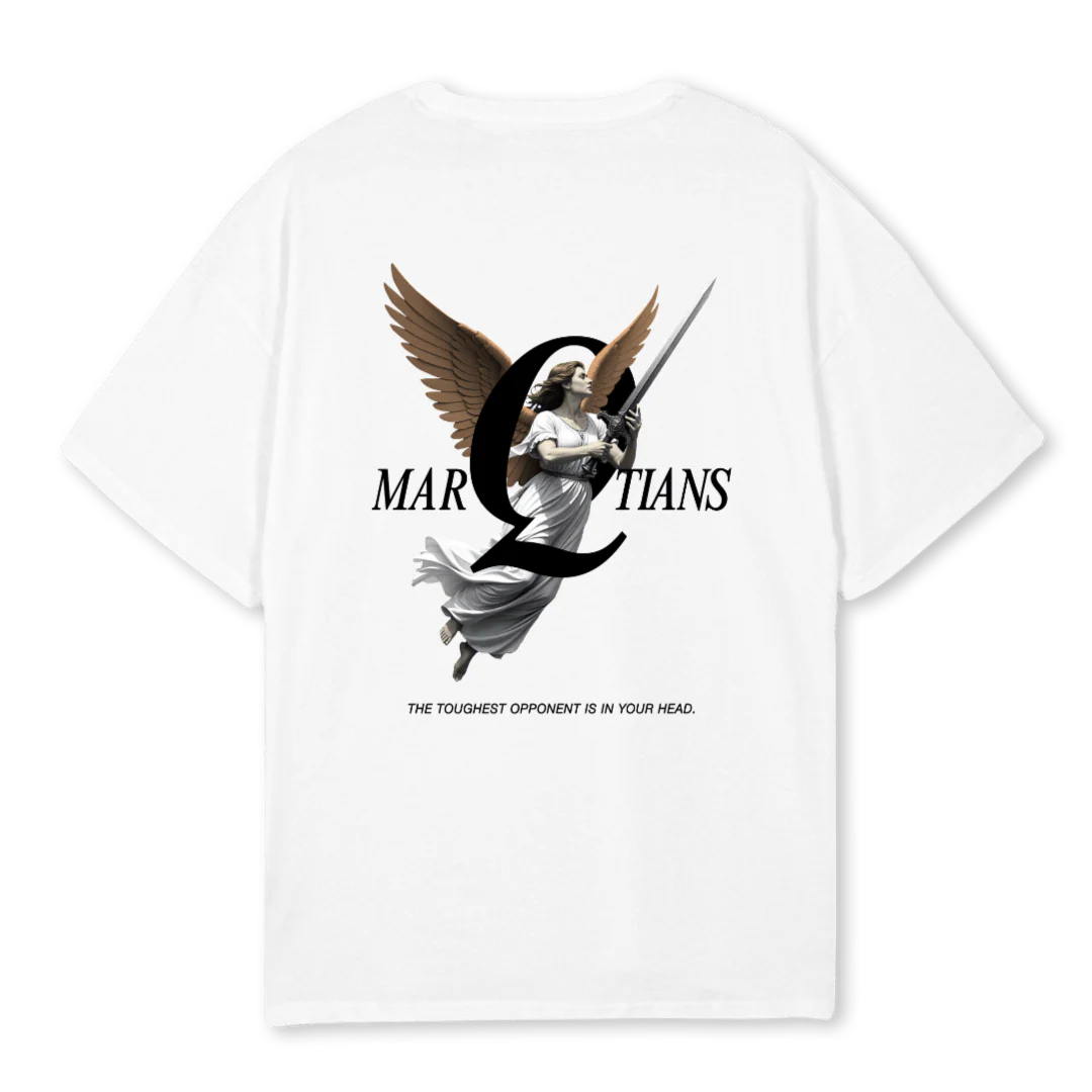 MQ_W White Oversized Tee. - Image 2
