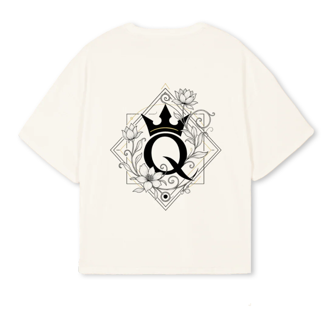 MQSAMPLESETE Vintage White Oversized Boxy Tee. - Image 2