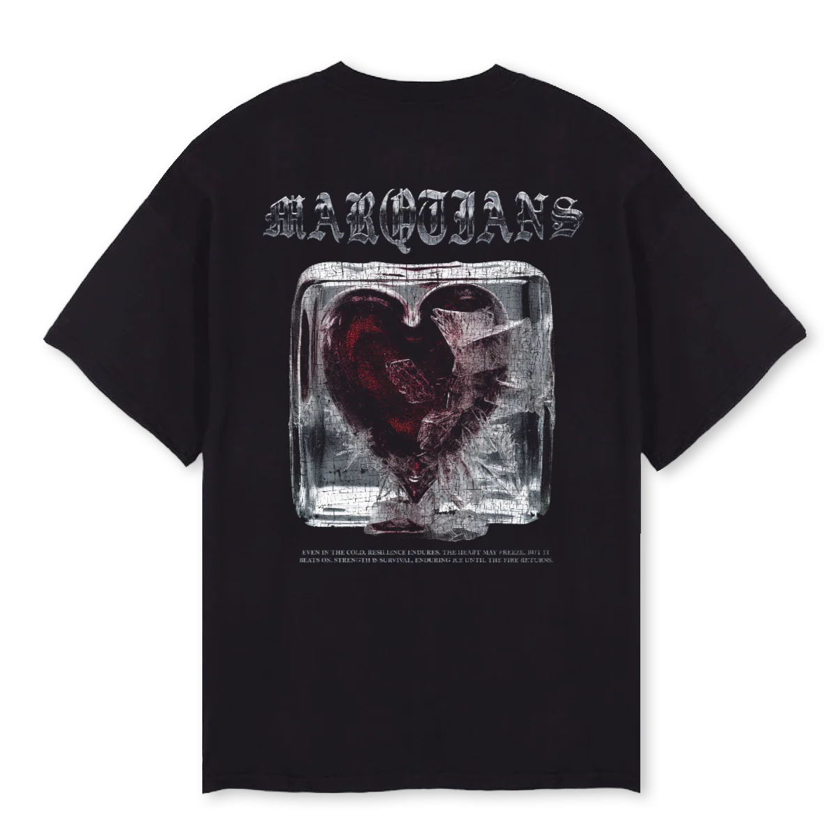 MQTÑ Black Oversized Tee. - Image 2