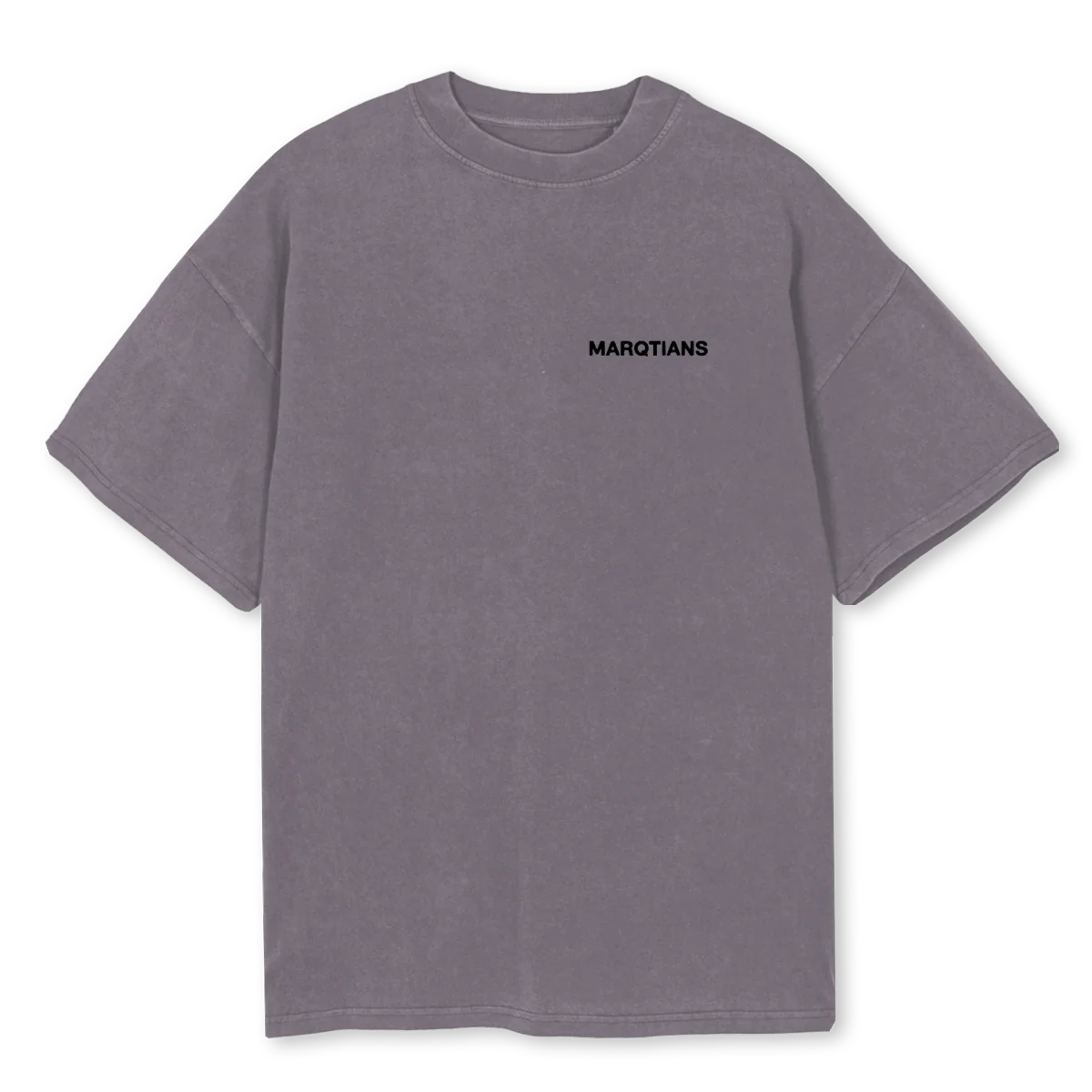 MQTS_2 Pigment Grey Oversized Tee.