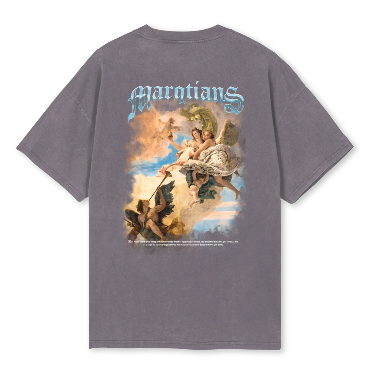 MQTS_2 Pigment Grey Oversized Tee. - Image 2