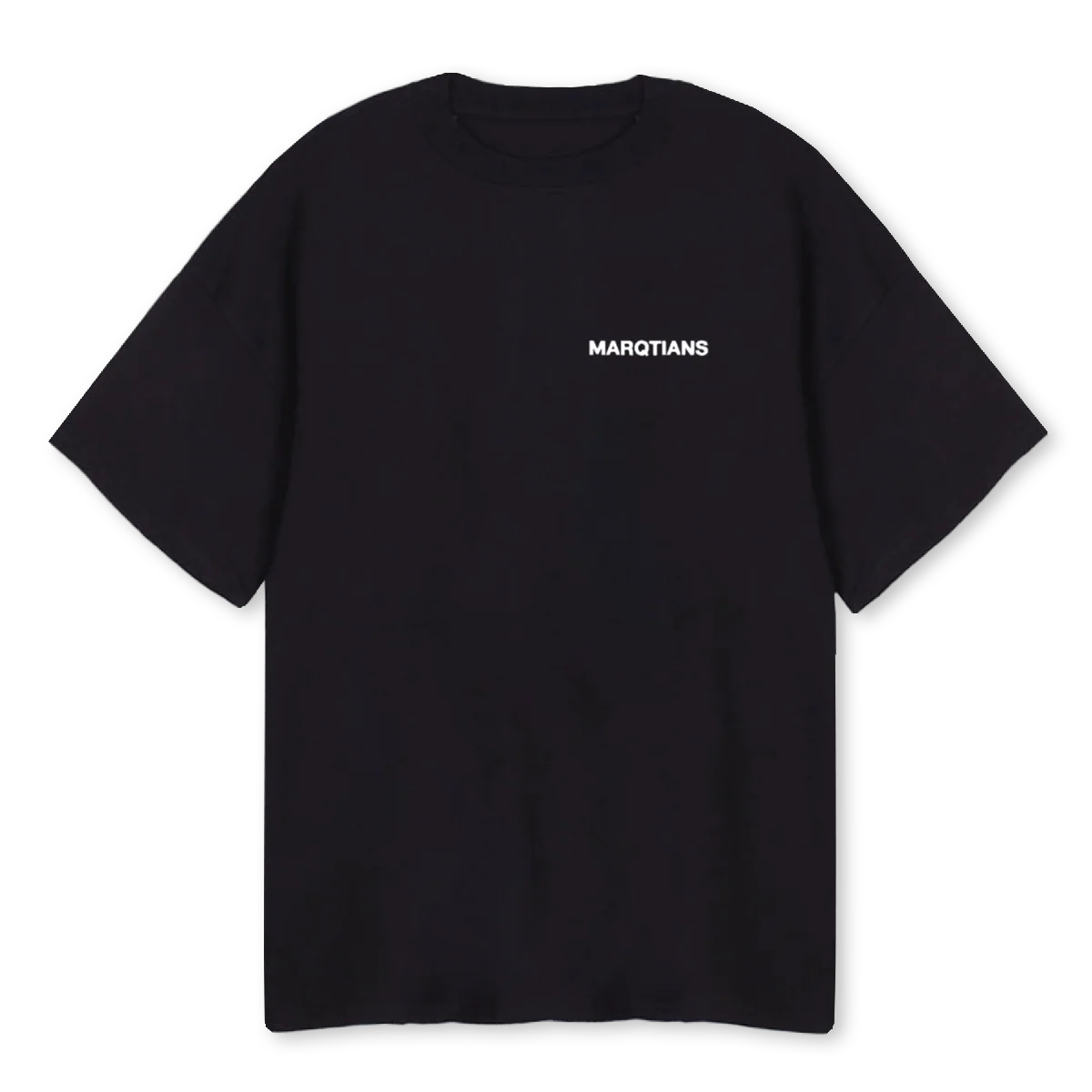 MQTS Black Oversized Tee.