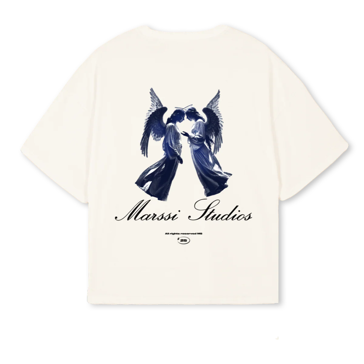 MSANGELS Vintage White Oversized Boxy Tee. - Image 2