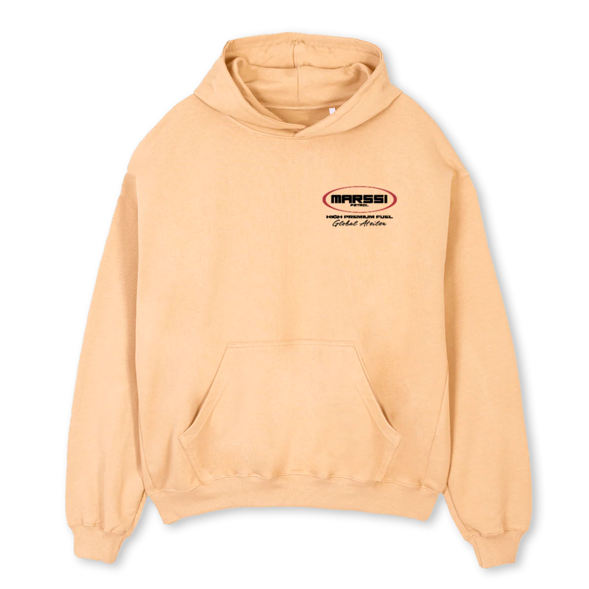 MSPERTROLHOODIE Sand Oversized Hoodie.