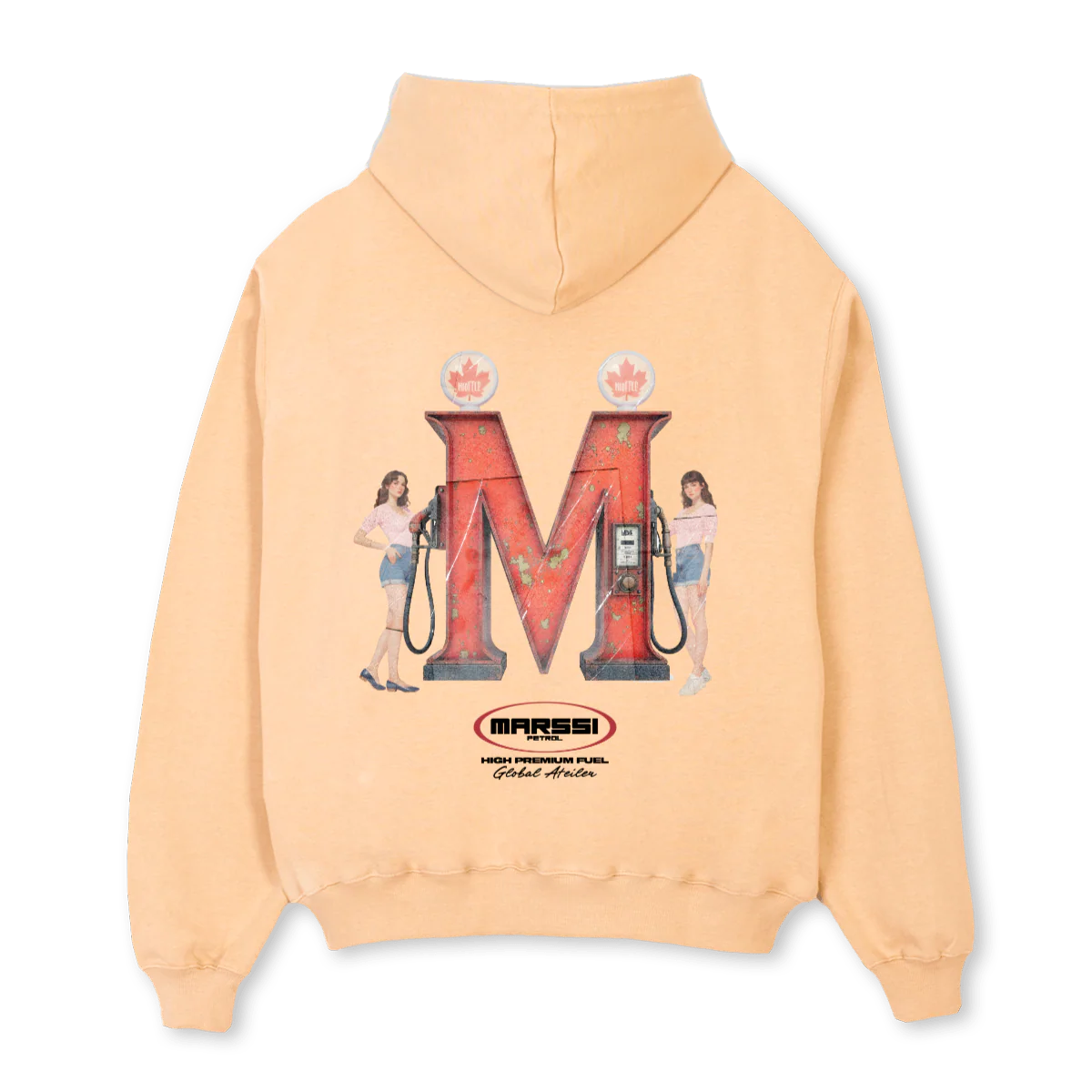 MSPERTROLHOODIE Sand Oversized Hoodie. - Image 2