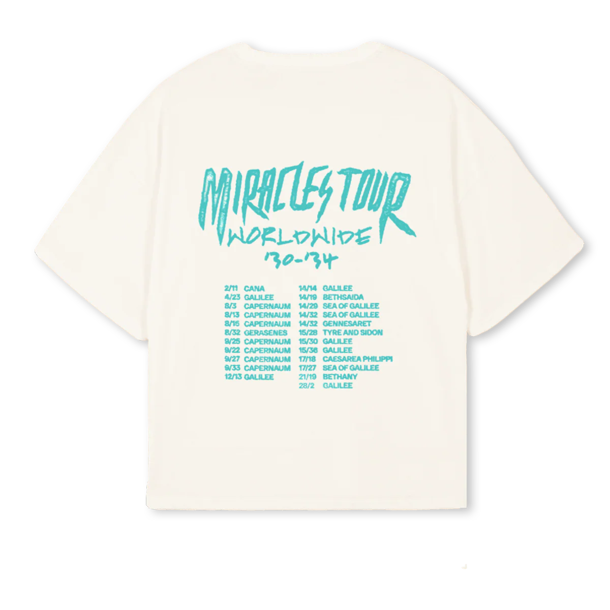 MTWHITE Vintage White Oversized Boxy Tee. - Image 2