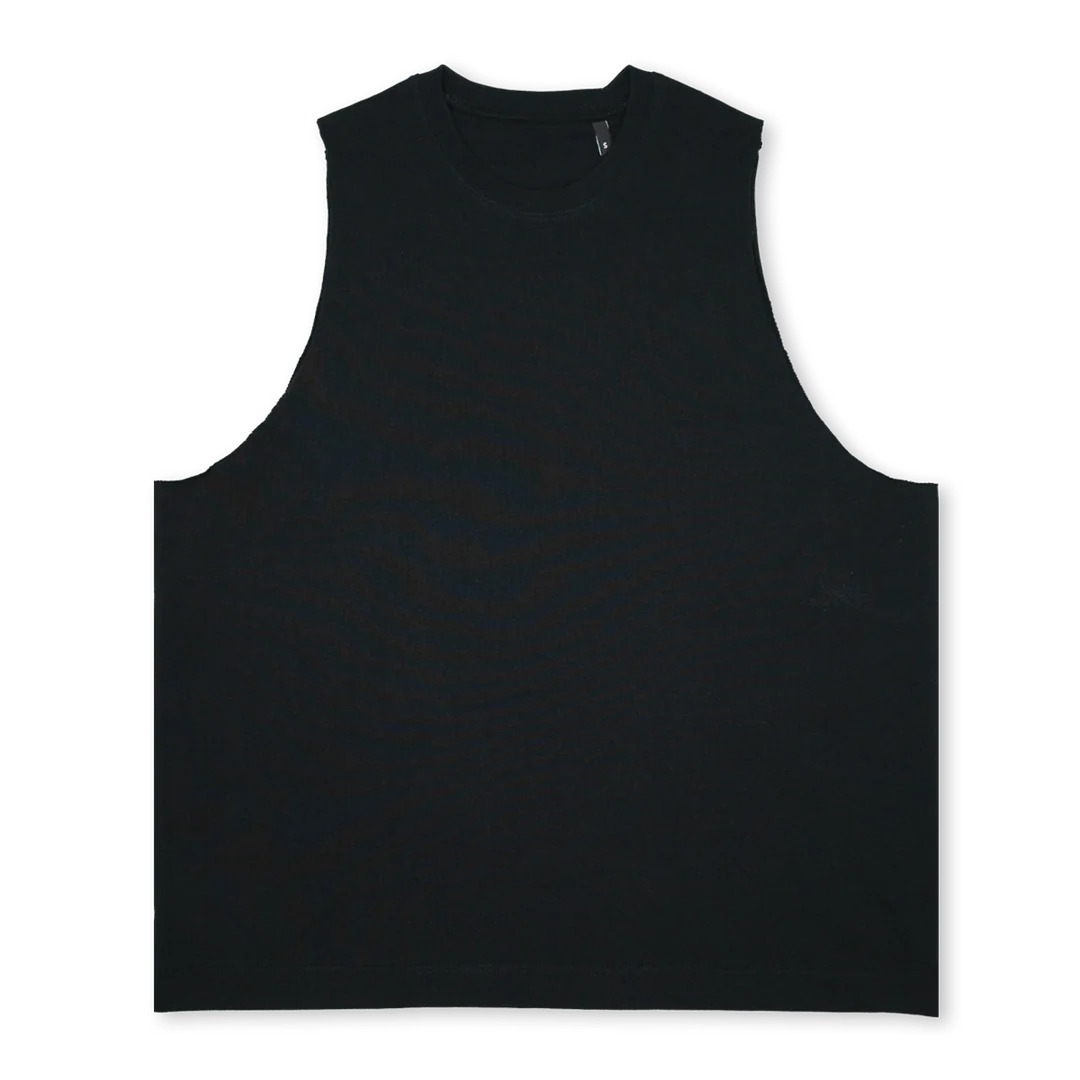 MUAYTHAIVEST Deep Black Oversized Vest.