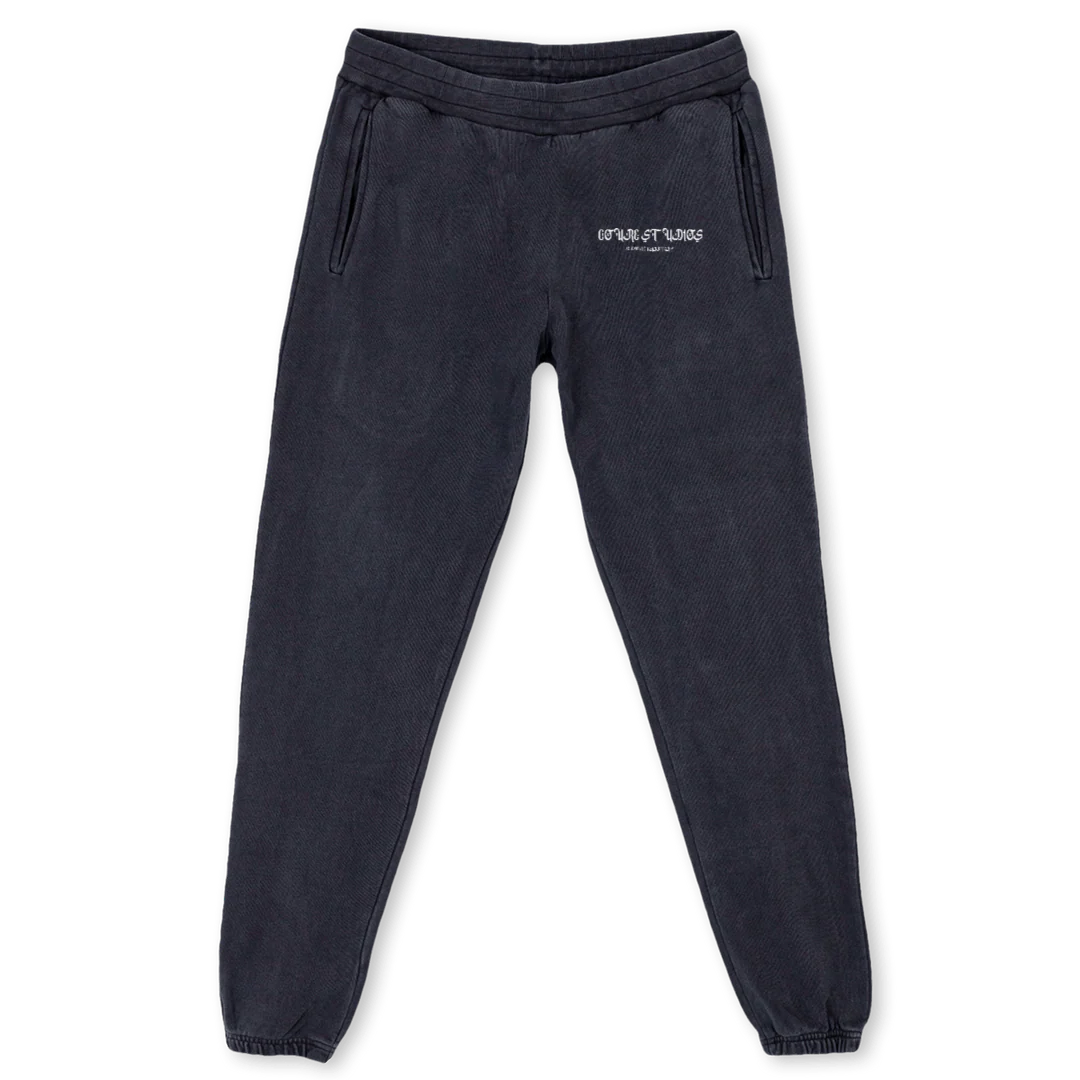 MUBARAKPANTSCOURE Vintage Black Sweatpants.