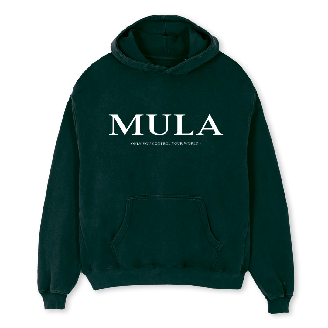 MULA GREEN Wild Green Oversized Hoodie.