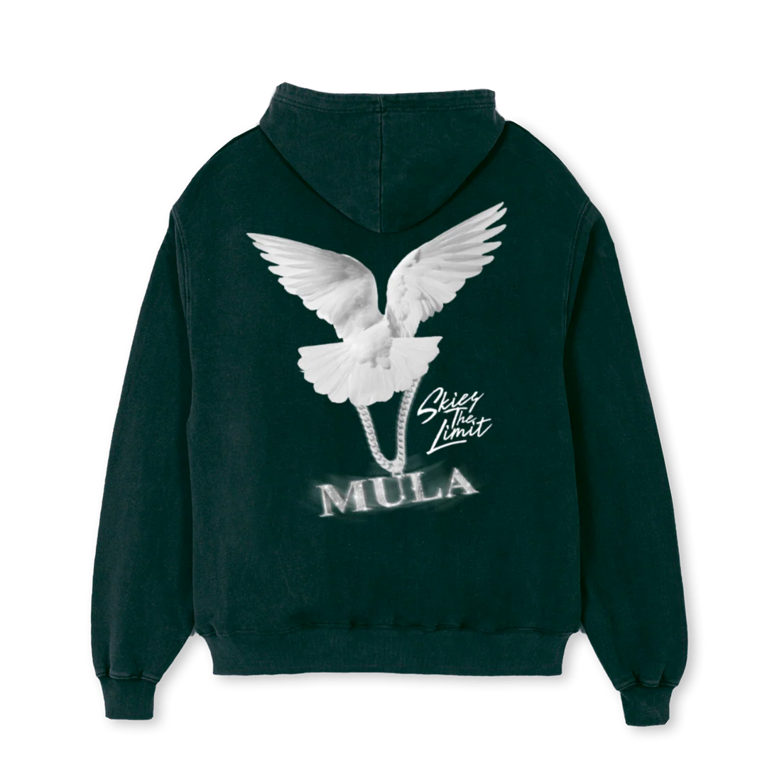 MULA GREEN Wild Green Oversized Hoodie. - Image 2