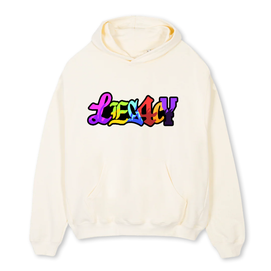 MULTICOLOR Cream Oversized Hoodie.