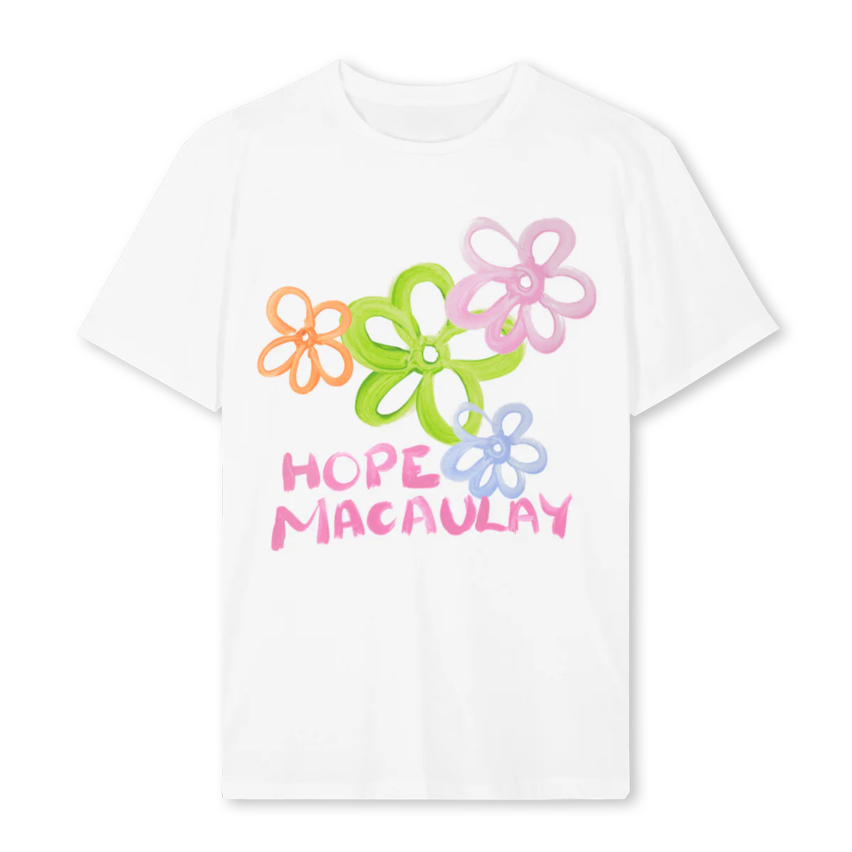 MULTIFLOWERS White Regular Tee.
