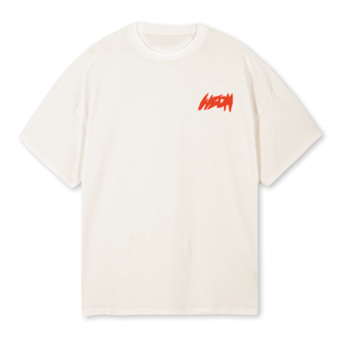MUNCHIEKILLER Vintage White Oversized Tee.