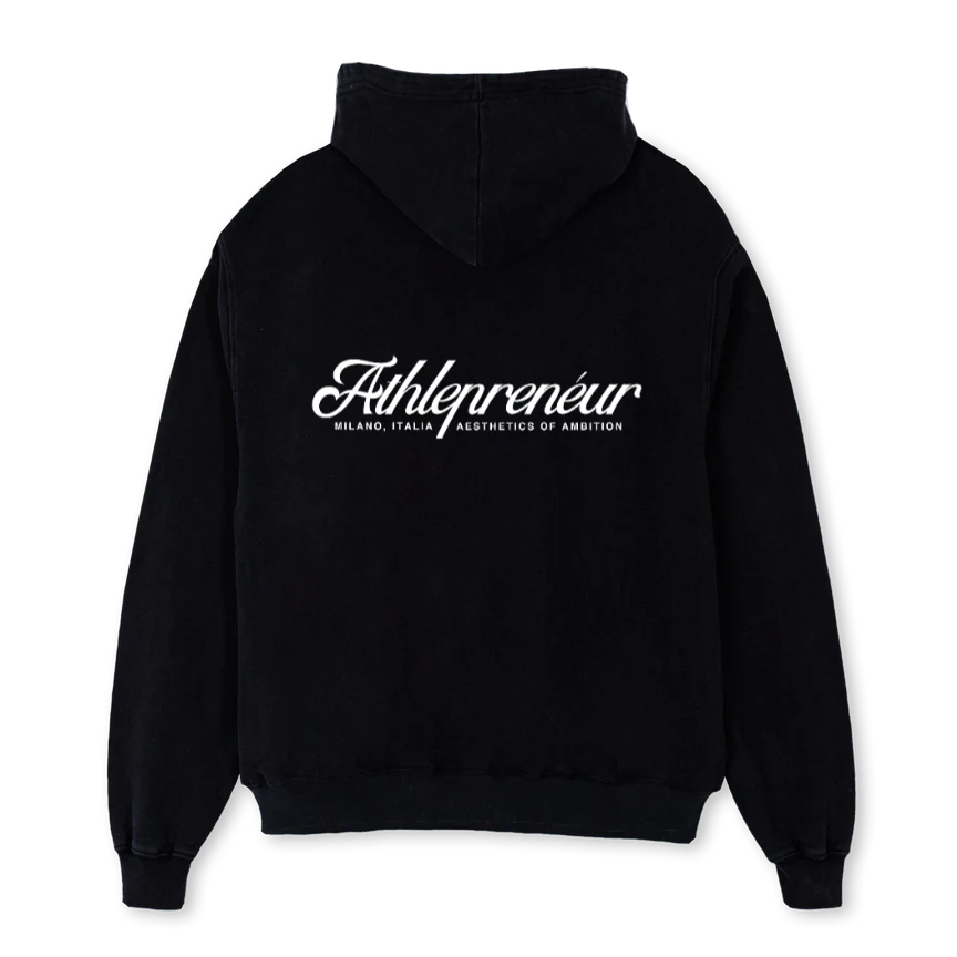 MUSTAVALKO Black Oversized Hoodie. - Image 2