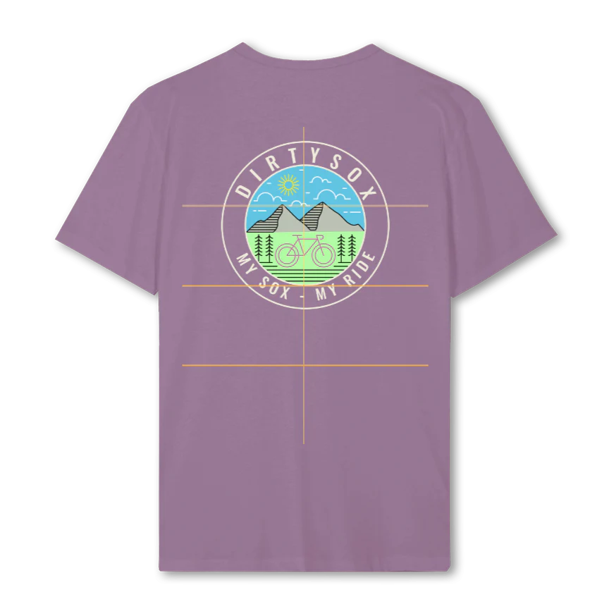 MYSOXMYRIDECREME Purple Regular Tee. - Image 2