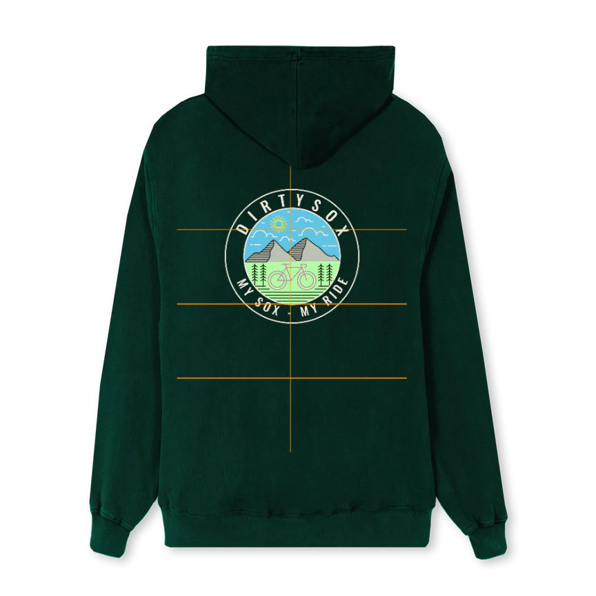 MYSOXMYRIDEHOODIE Wild Green Regular Hoodie. - Image 2
