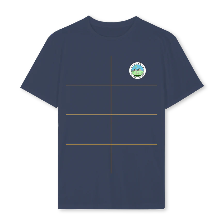 MYSOXMYRIDESHIRT Navy Blue Regular Tee.