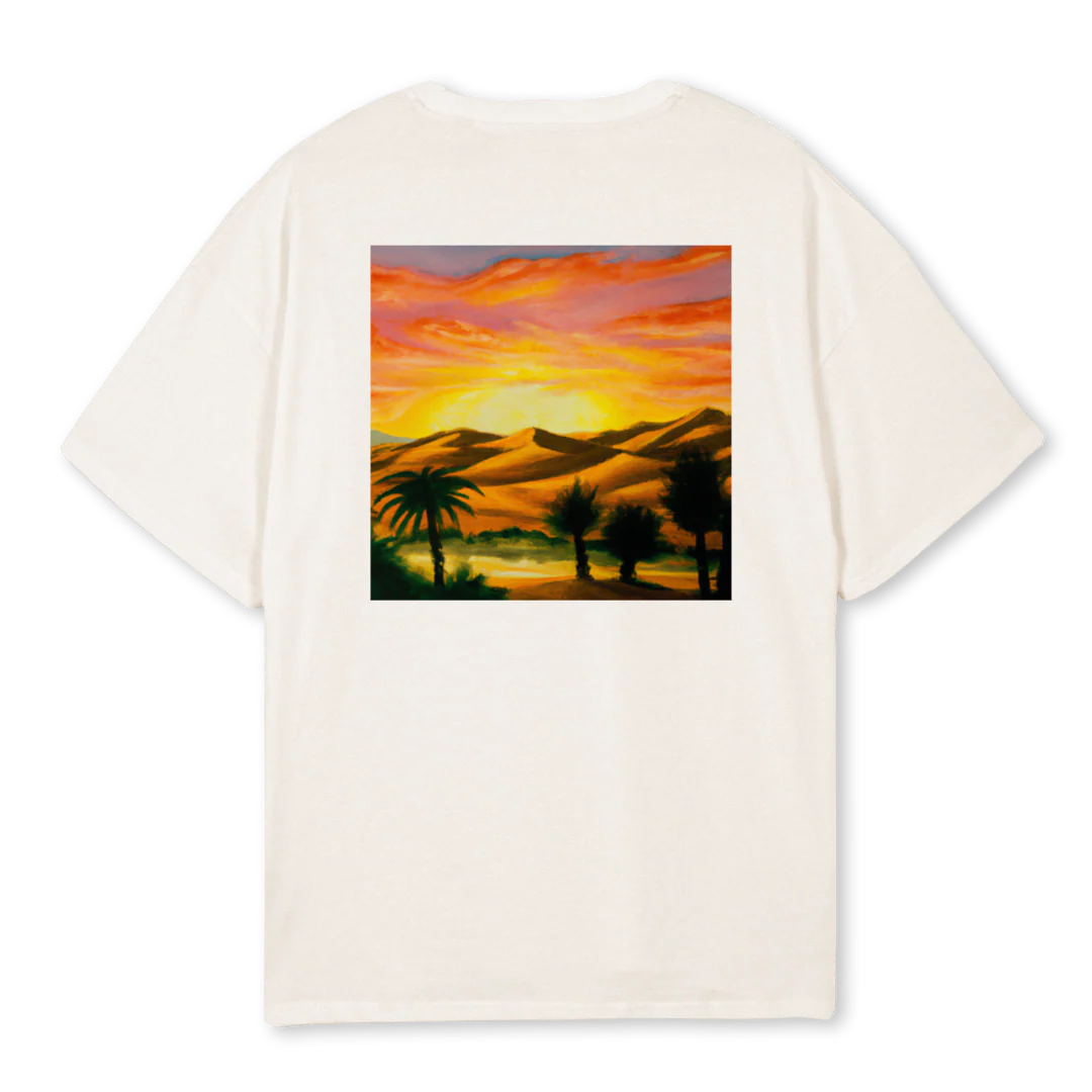 MZ Vintage White Oversized Tee. - Image 2