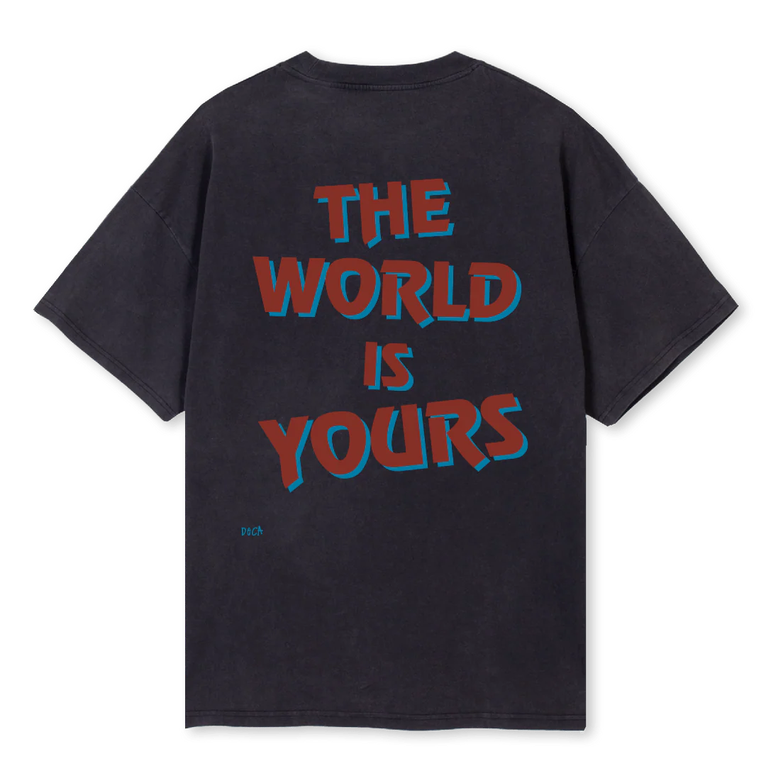 NAS Vintage Black Oversized Tee. - Image 2