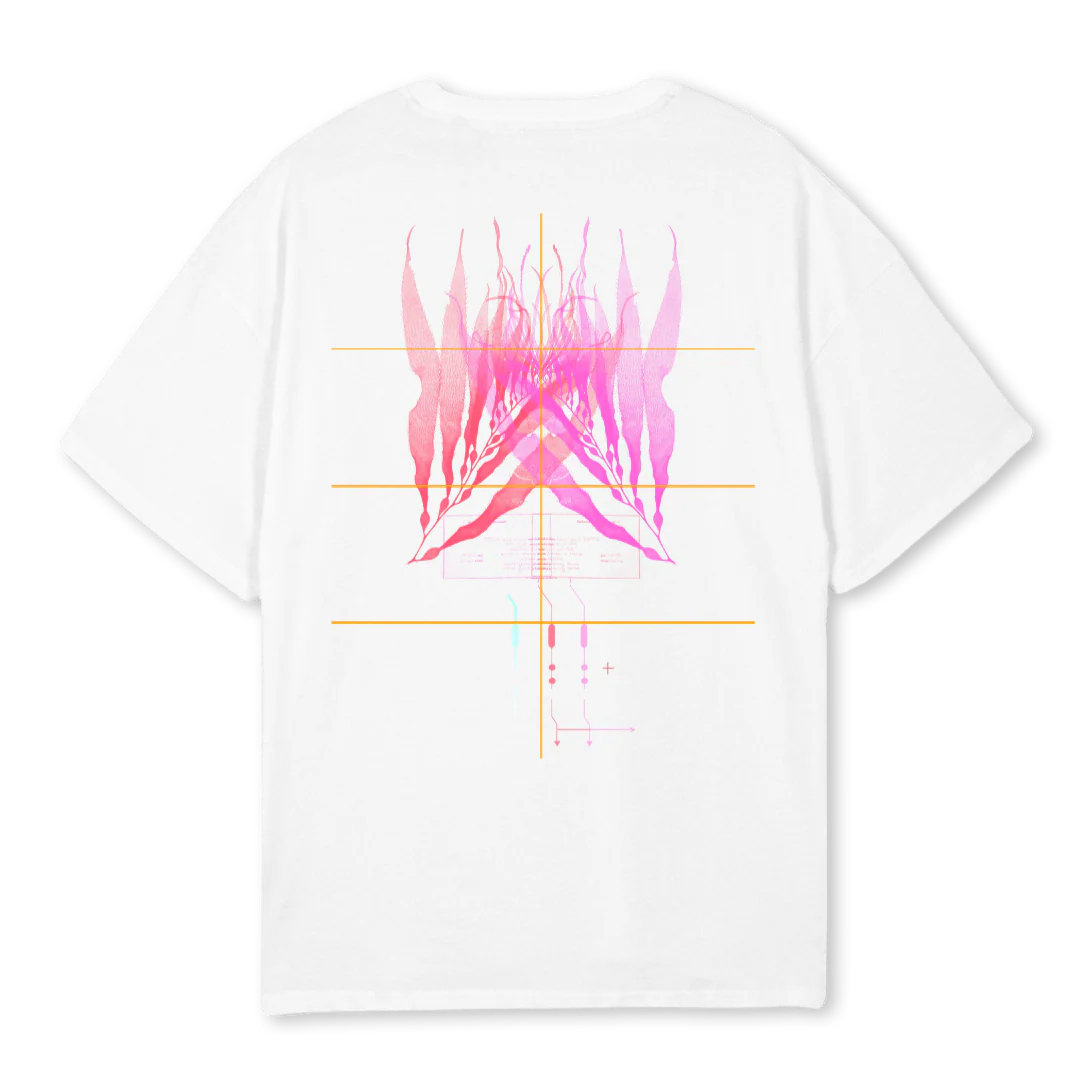 NATUR X WEB White Oversized Tee. - Image 2