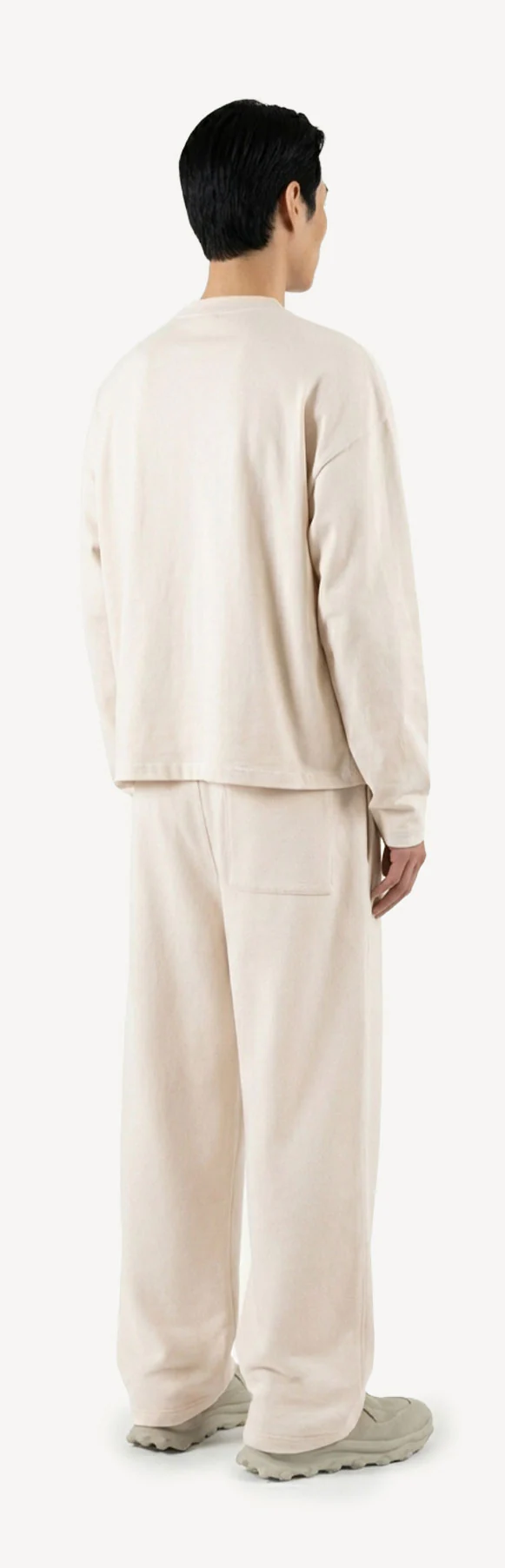Natural Oversized Boxy LS Tee. - Image 5