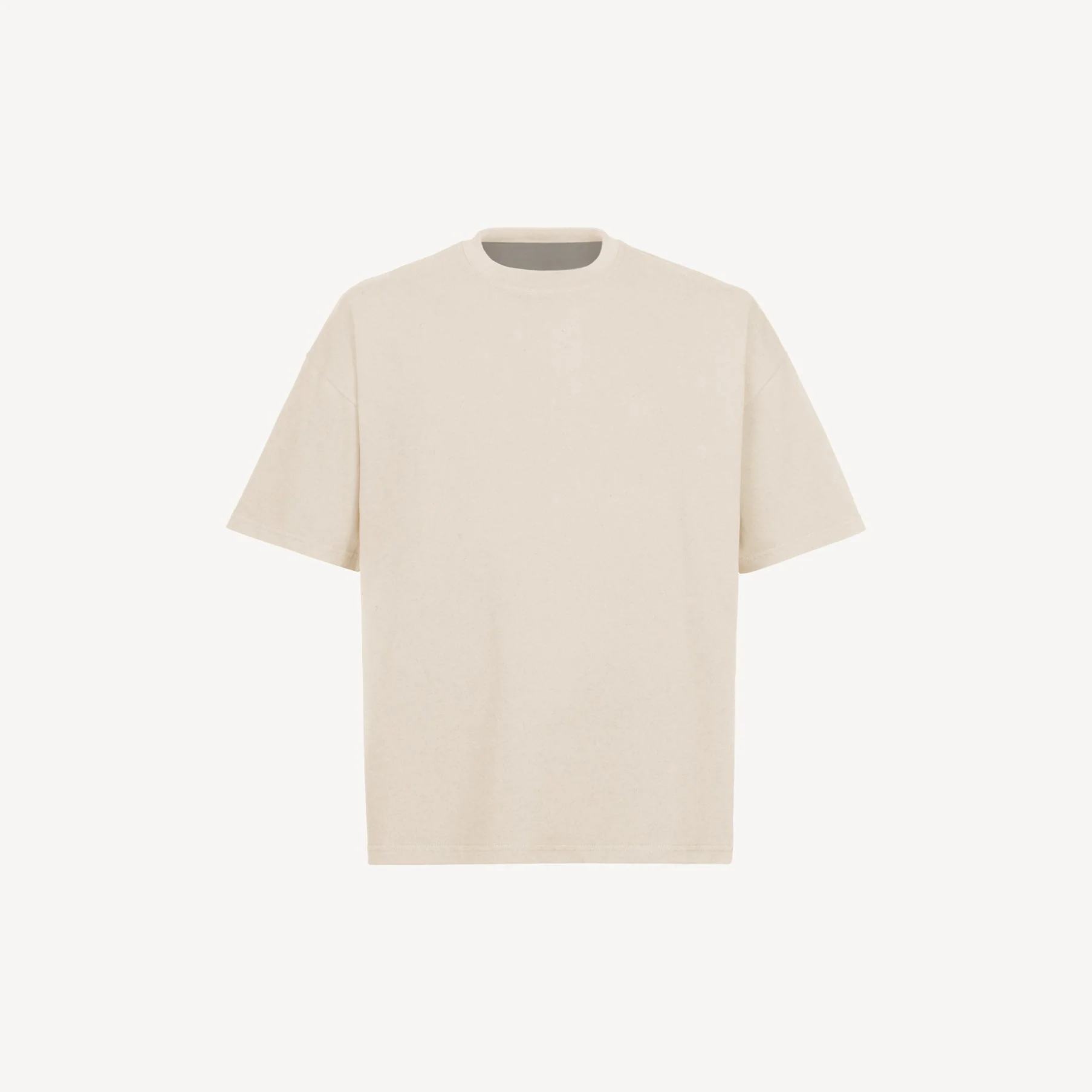 Natural Oversized Boxy Tee.