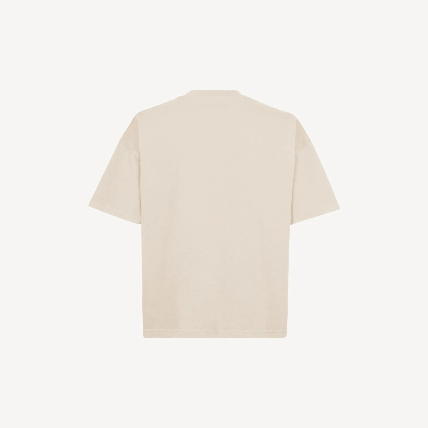 Natural Oversized Boxy Tee. - Image 4