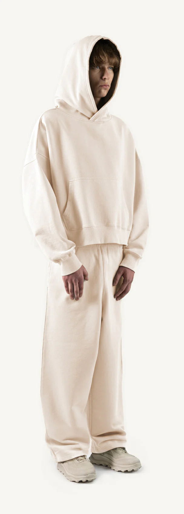 Natural Straight-Leg Baggy Sweatpants. - Image 3