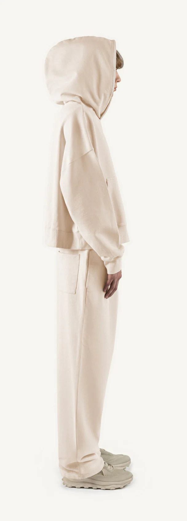Natural Straight-Leg Baggy Sweatpants. - Image 4