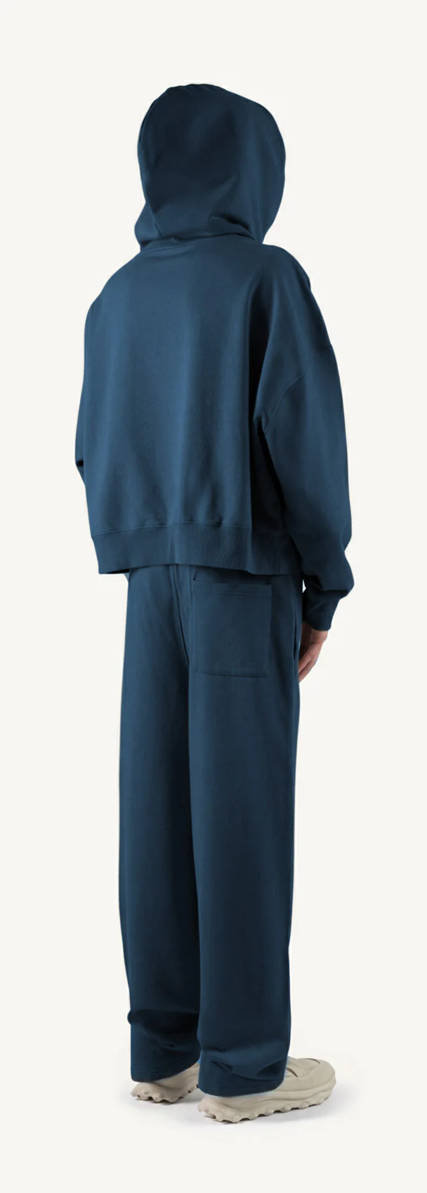 Navy Blue Oversized Boxy Hoodie. - Image 5