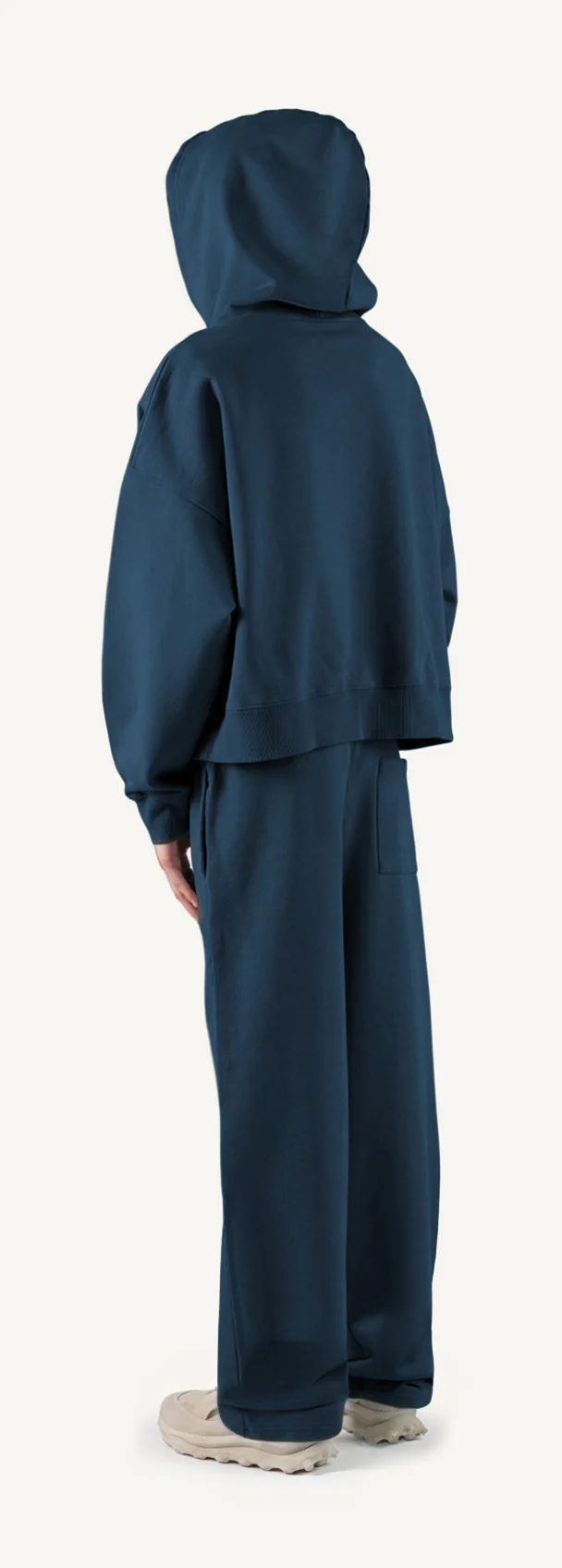 Navy Blue Oversized Boxy Hoodie. - Image 7