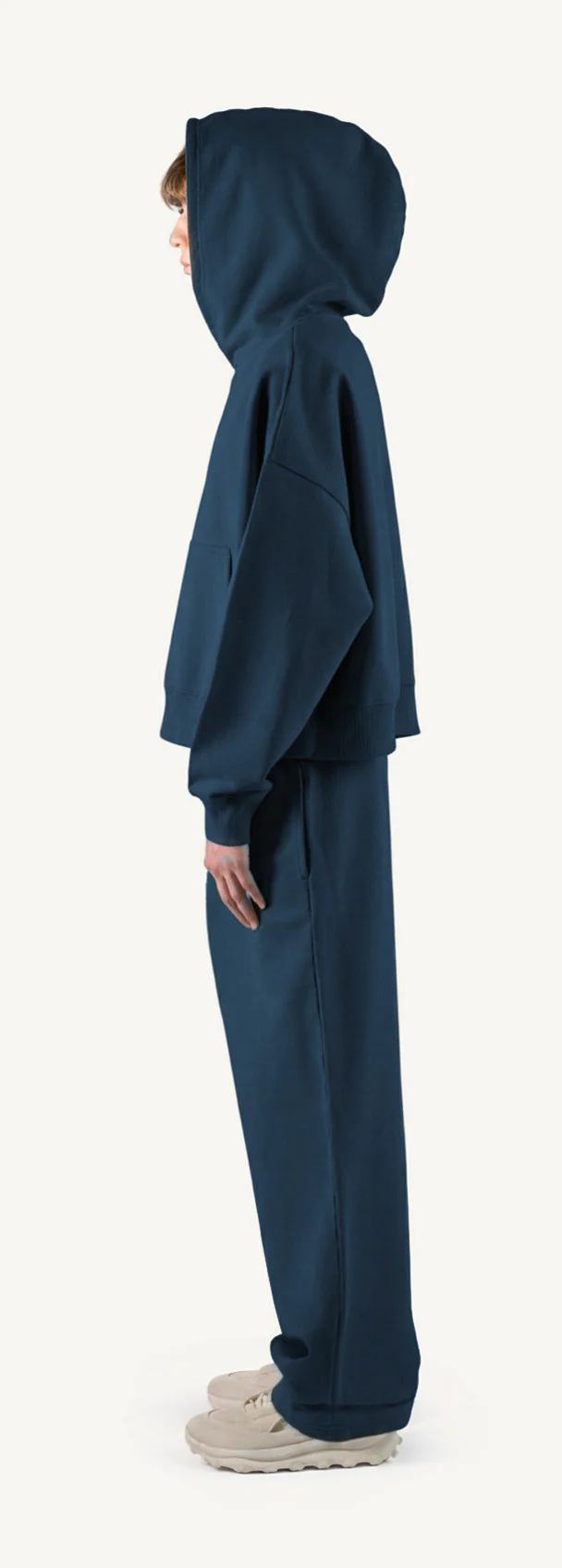 Navy Blue Oversized Boxy Hoodie. - Image 8